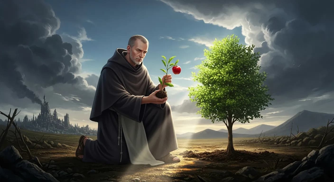 「ルター」「たとえ明日、世界が滅亡しようとも今日私はリンゴの木を植える。」の画像