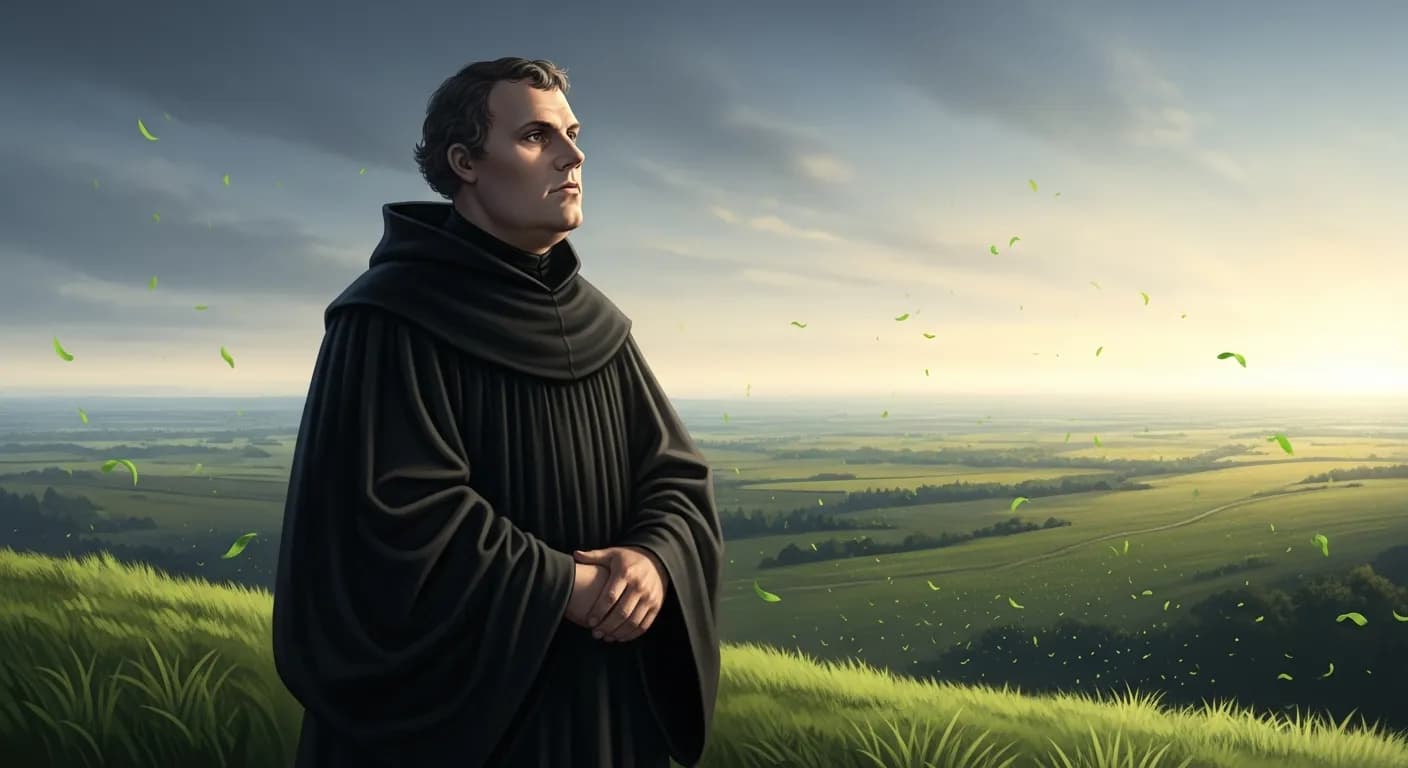 「マルティン・ルター」「この世を動かす力は希望である。
やがて成長して果実が得られるという希望がなければ、農夫は畑に種をまかない。」の画像