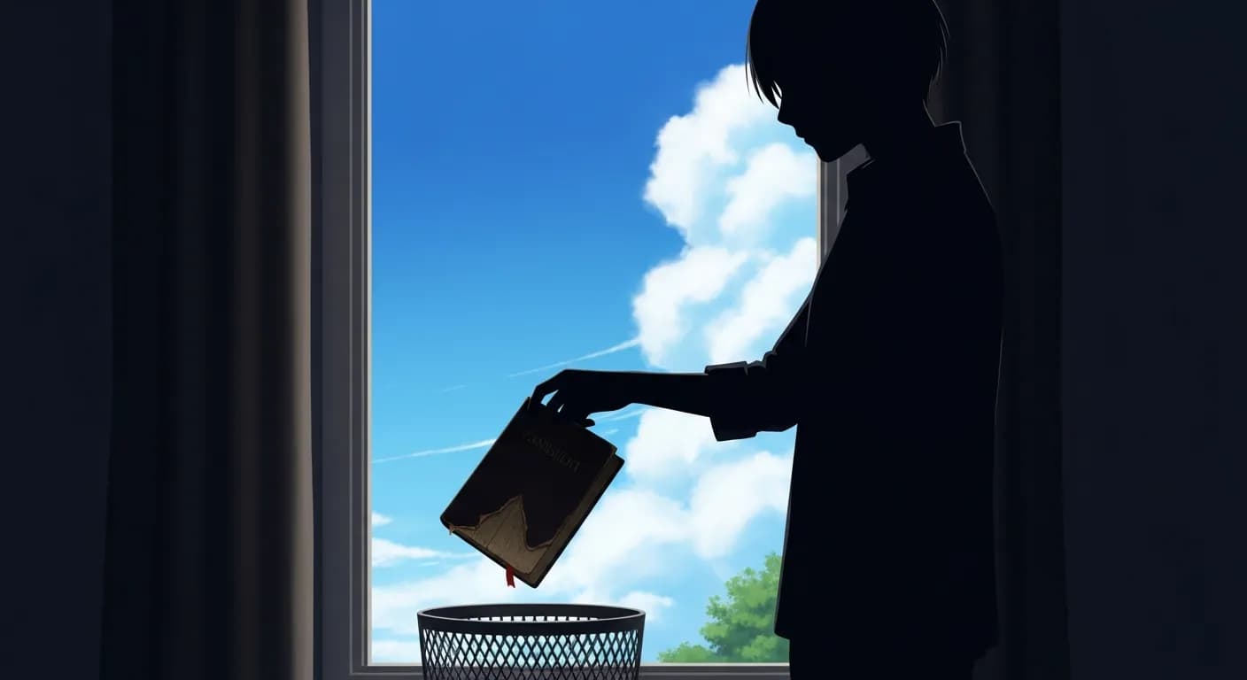 「過去は安い本と同じ。読んだら捨ててしまえばいい。」の画像