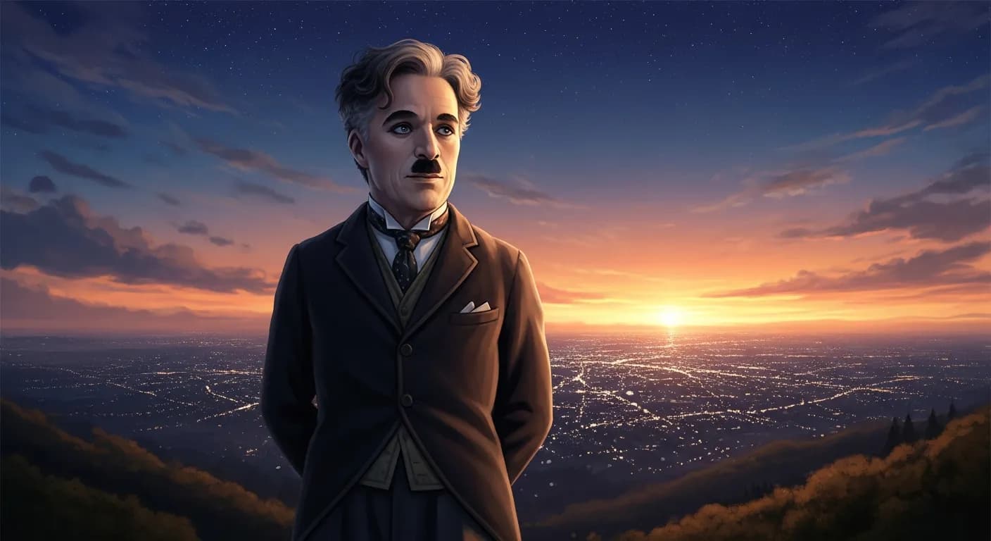 「チャールズ・チャップリン」「人生は恐れなければ、とても素晴らしいものなんだよ。
人生に必要なもの。それは勇気と想像力、そして少しのお金だ。」の画像