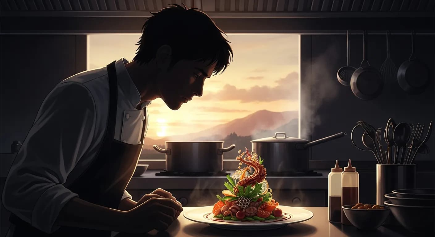 「ミッシェル・サラゲッタ」「人生で起こることは、すべて、皿の上でも起こる。」の画像