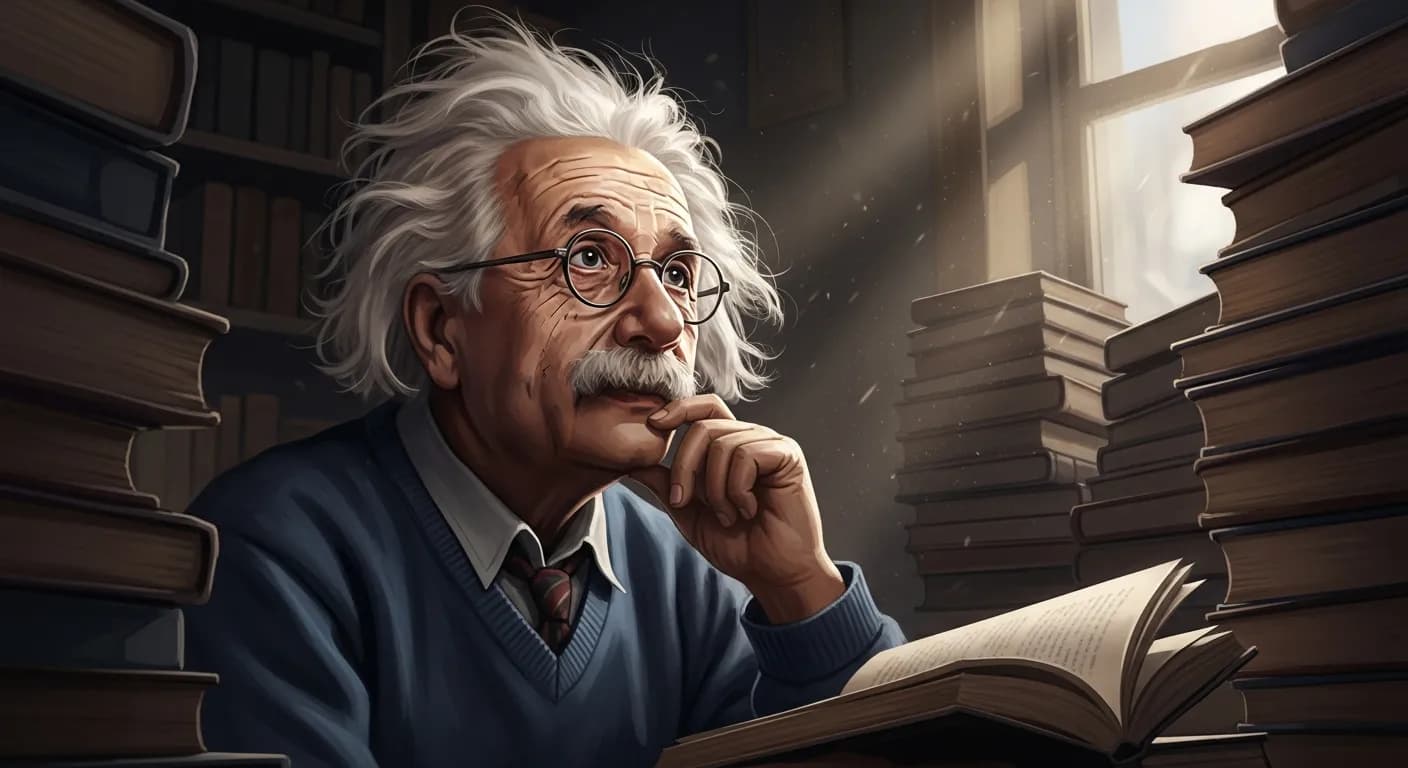 「アルベルト・アインシュタイン」「学べば学ぶほど、自分が何も知らなかった事に気づく、気づけば気づくほどまた学びたくなる。」の画像