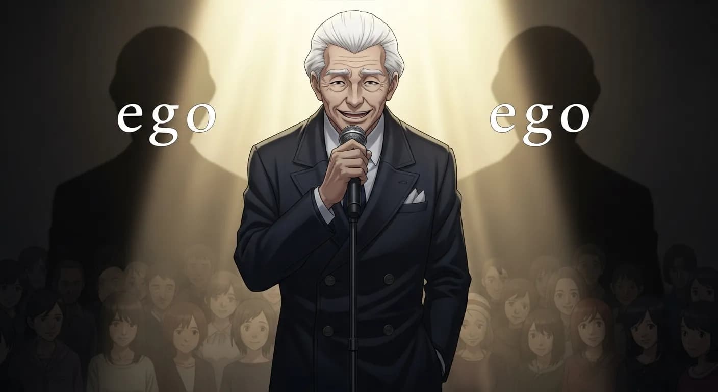 「綾小路きみまろ」「我が我がの「我」を捨てて、おかげおかげの「下」で生きよ」の画像