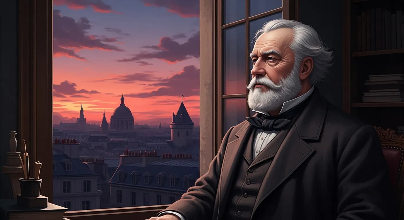 「ヴィクトル・ユーゴー」「愛することとはほとんど信じることである。」の画像