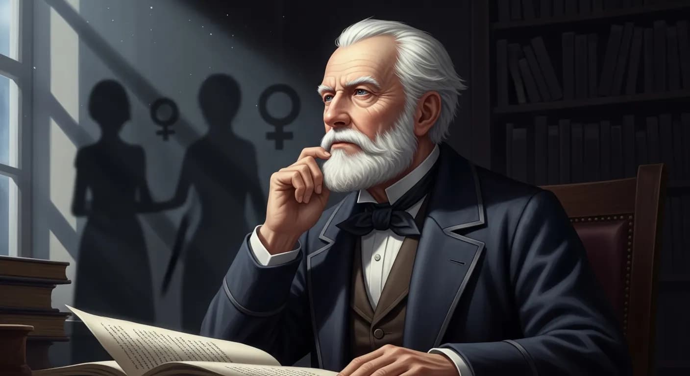 「ヘンリック・イプセン」「ヘルメル 「男はだな、たとえ愛するもののためといえども、名誉を犠牲にすることはできんのだ!」 ノラ 「しかし幾千万の女それをしています」」の画像