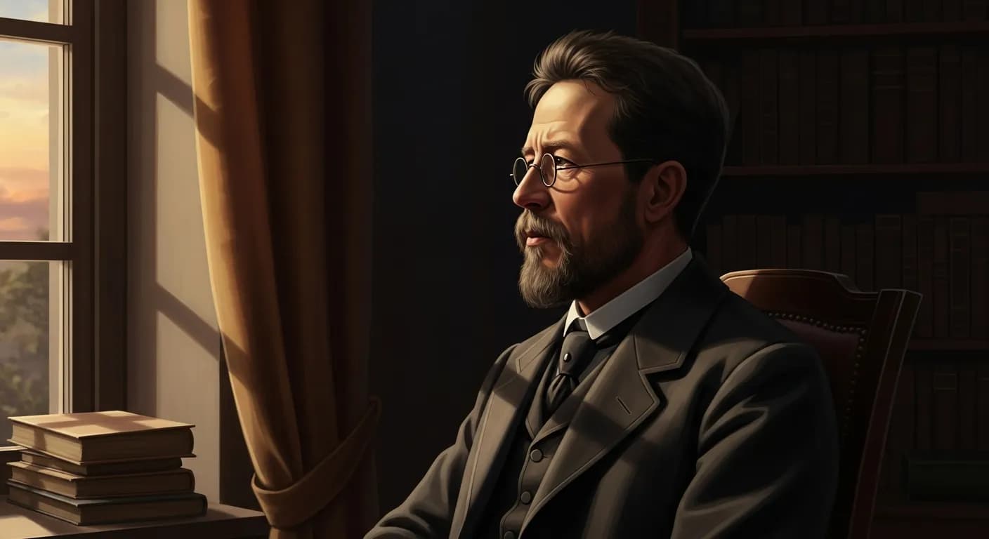 「アントン・チェーホフ」「結婚生活で一番大切なものは忍耐である。」の画像