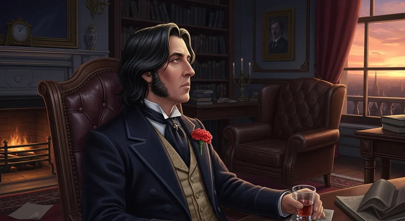 「オスカー・ワイルド」「男は退屈から結婚し、女は好奇心から結婚する。そして双方とも失望する。」の画像