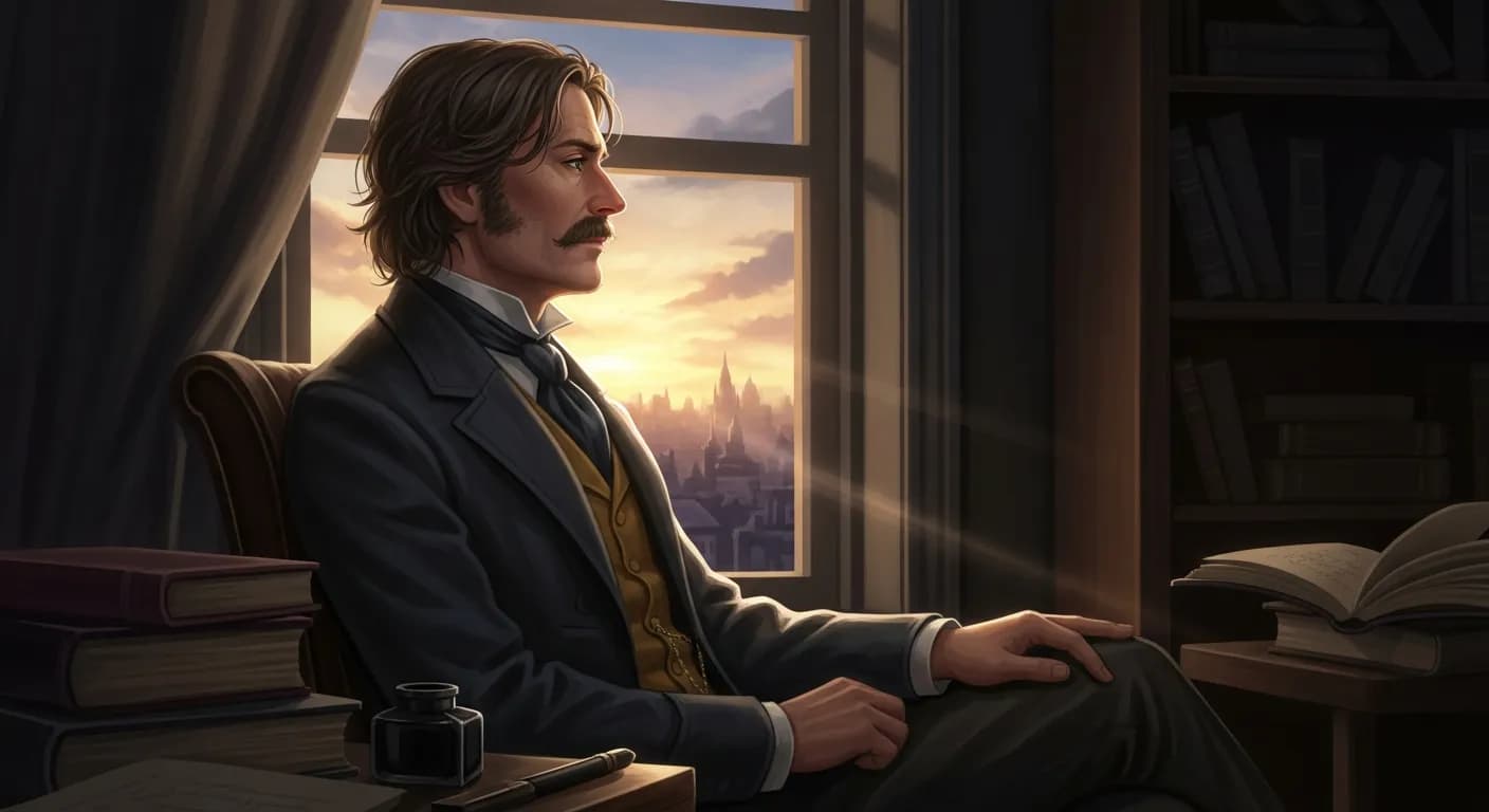 「ロバート・ルイス・スティーヴンソン」「最上の男は独身者の中にいるが、最上の女は既婚者の中にいる。」の画像