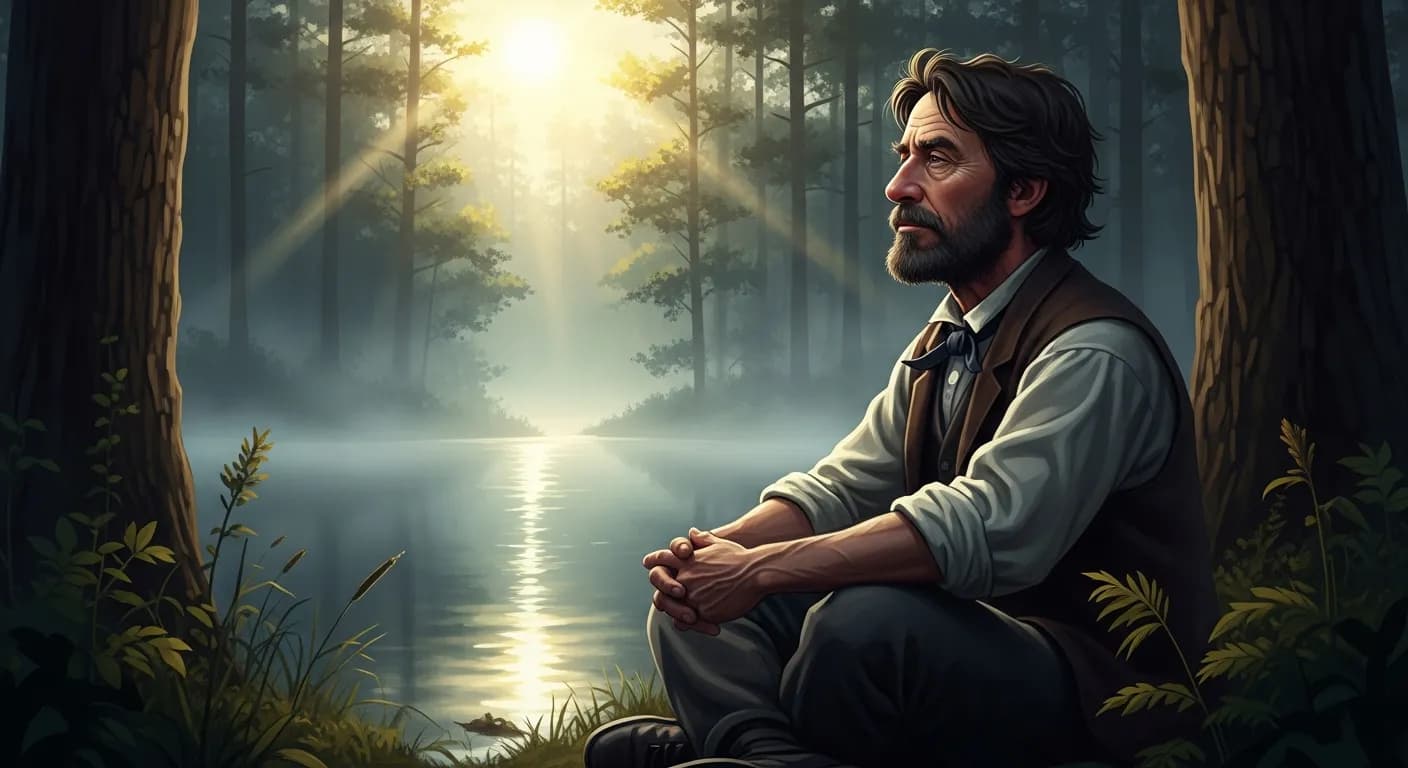 「ヘンリー・デイヴィッド・ソロー」「人の運命を決定するのは、 その人が自分自身をいかに理解しているかということである。」の画像