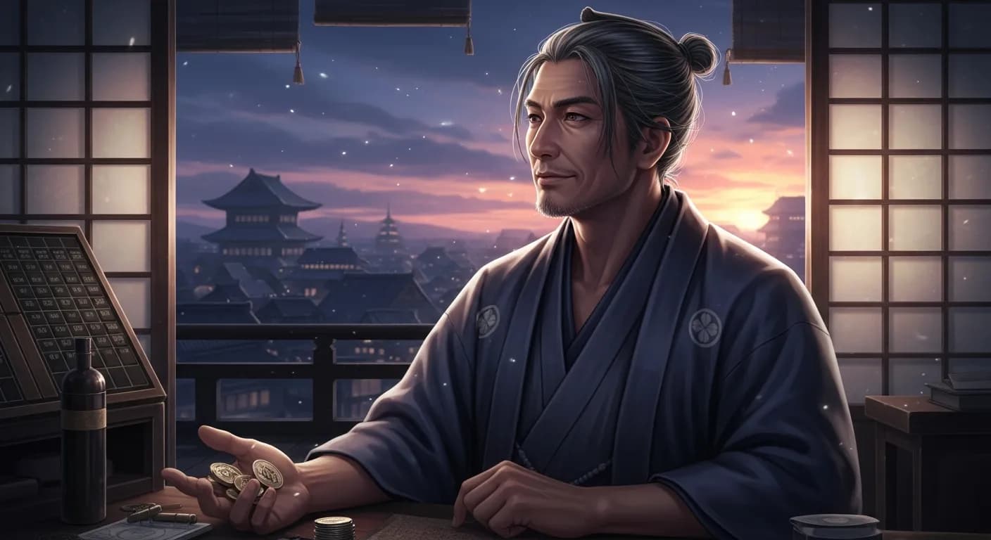 「井原西鶴」「世に銭ほど面白き物はなし。」の画像