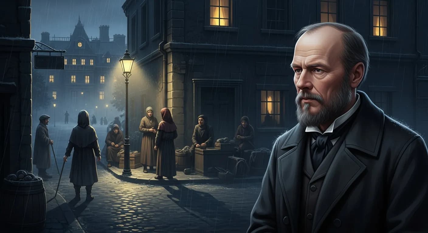 「フョードル・ドストエフスキー」「金を持っている人間は、 貧乏人がそのはかない運命を訴えることを聞くのが大嫌いである。」の画像