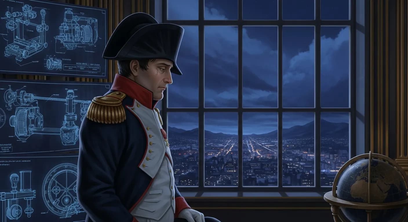 「ナポレオン・ボナパルト」「人間はあらゆるものを発明することが出来る。 ただし幸福になる術を除いては。」の画像