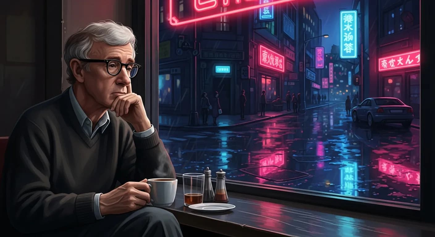 「ウディ・アレン」「恋をすることは苦しむことだ。 苦しみたくないなら、恋をしてはいけない。 でもそうすると、恋をしていないことでまた苦しむことになる。」の画像