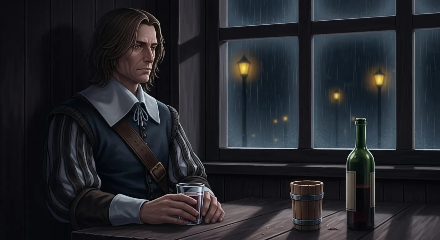 「フリードリヒ・フォン・ロガウ」「酒が作り出した友情は、酒のように一晩しかもたない。」の画像