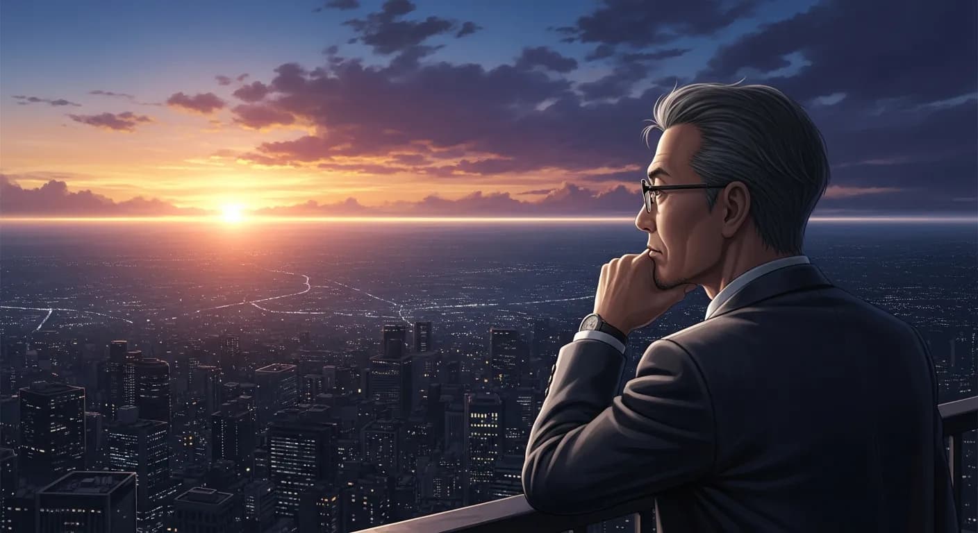 「岩渕克郎」「一日は短い単位の一生、一生は長い単位の一日。 一日を一生の如く真剣に生き、一生を一日の如く気楽に生きたい。」の画像