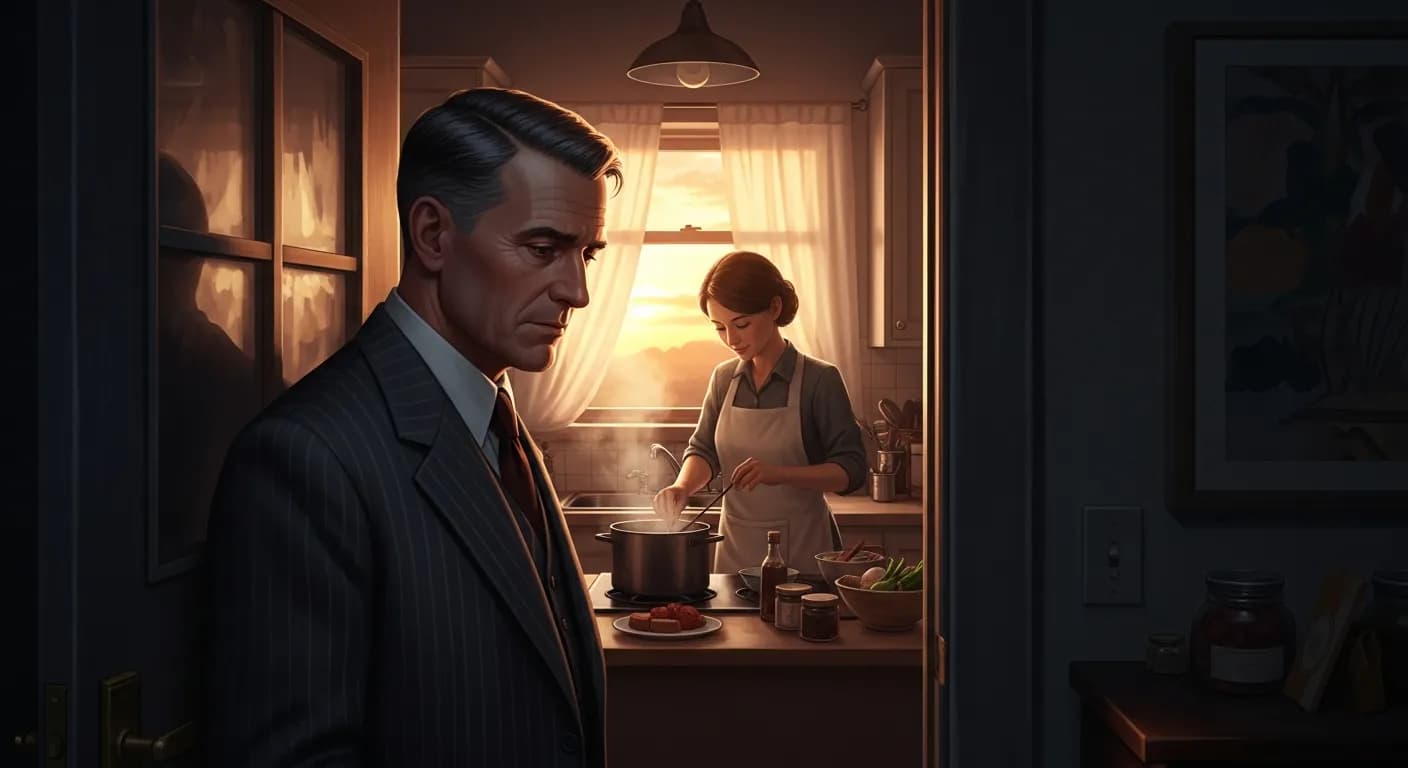 「トーマス・ウルフ」「恋する人のために食事の支度をしている女の姿ほど、胸打つものはない。」の画像