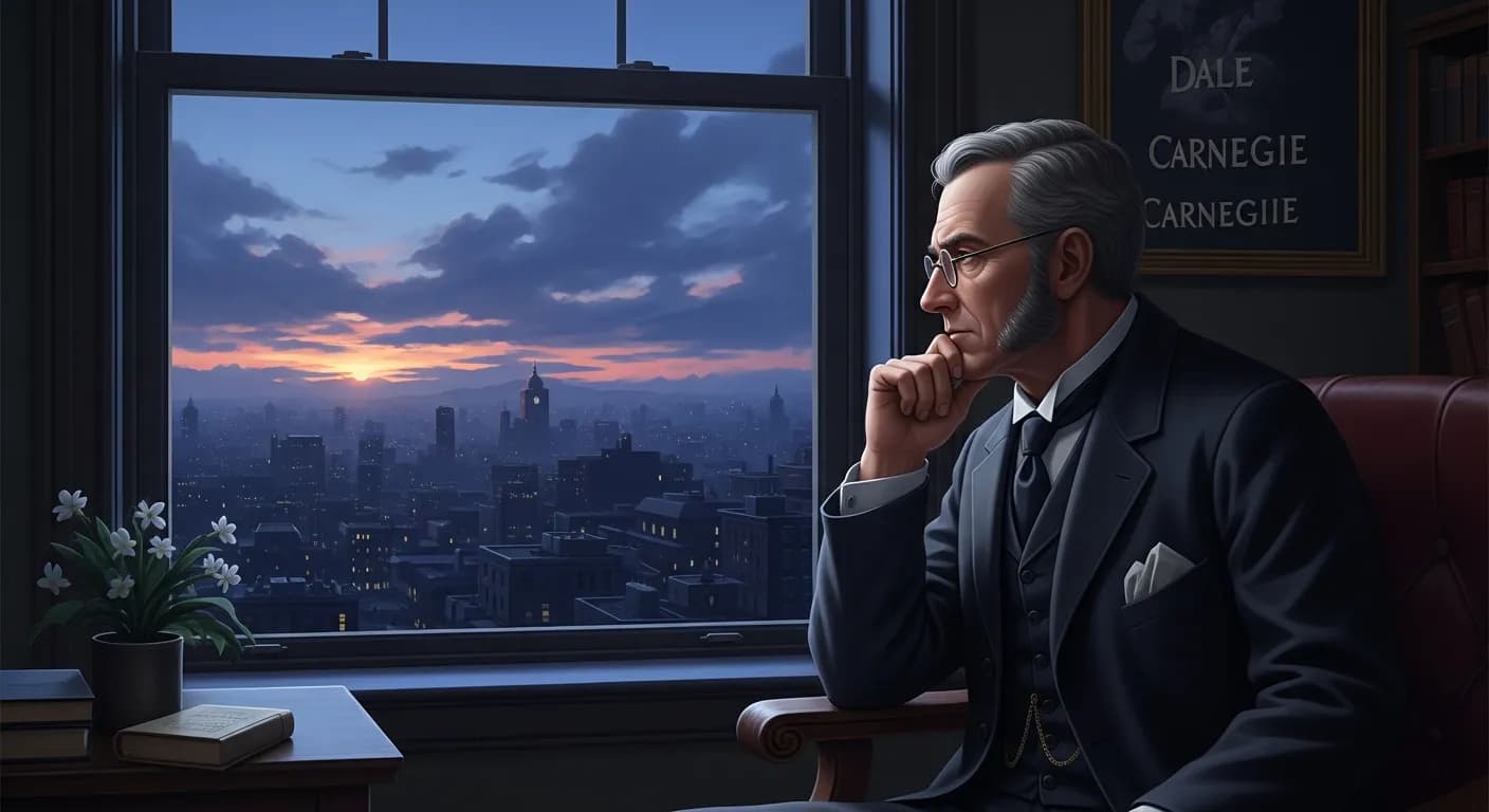 「デール・カーネギー」「悩み事は次の三段階の解決策によって克服することだ。
1.まず最悪の事態を考えてみる。
2.どうしても避けられないとわかったら、あっさり覚悟を決める。
3.次いで、気を落ち着けて、事態の改善に取りかかる...」の画像