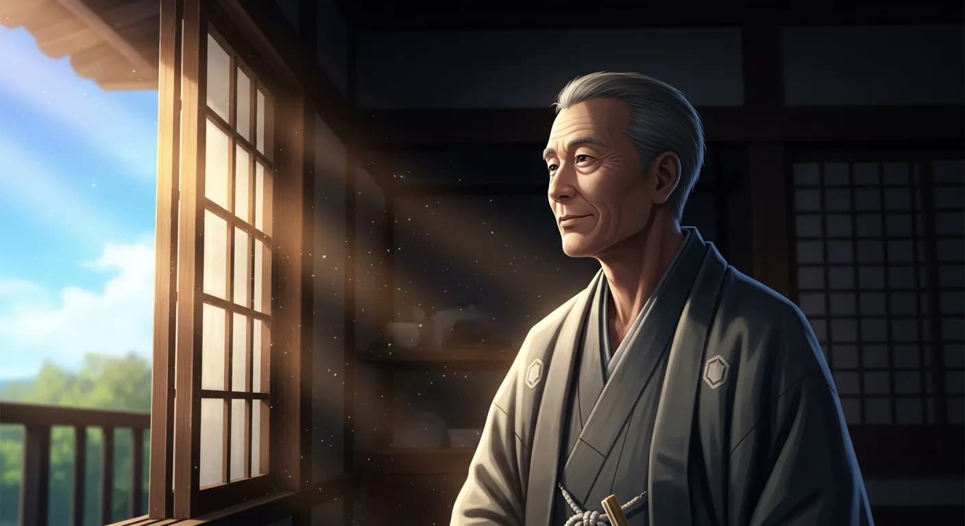 「中村天風」「人生あまり難しく考えなさんな。
暗かったら窓を開けろ、光がさしてくる。」の画像