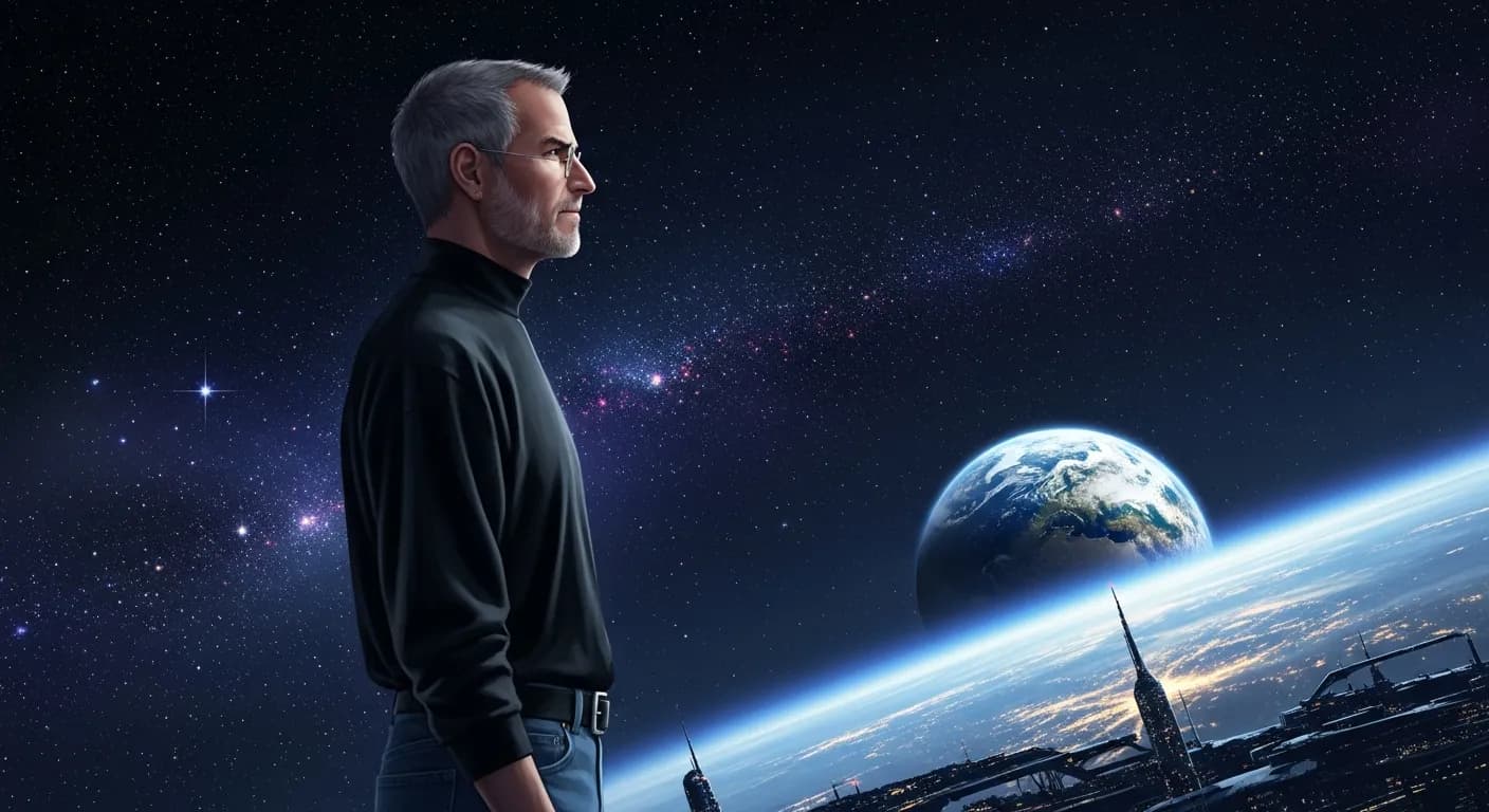 「スティーブ・ジョブズ」「自分もいつかは死ぬ。
それを思い出すことは、失うものなど何もないということを気づかせてくれる最善の方法です。」の画像