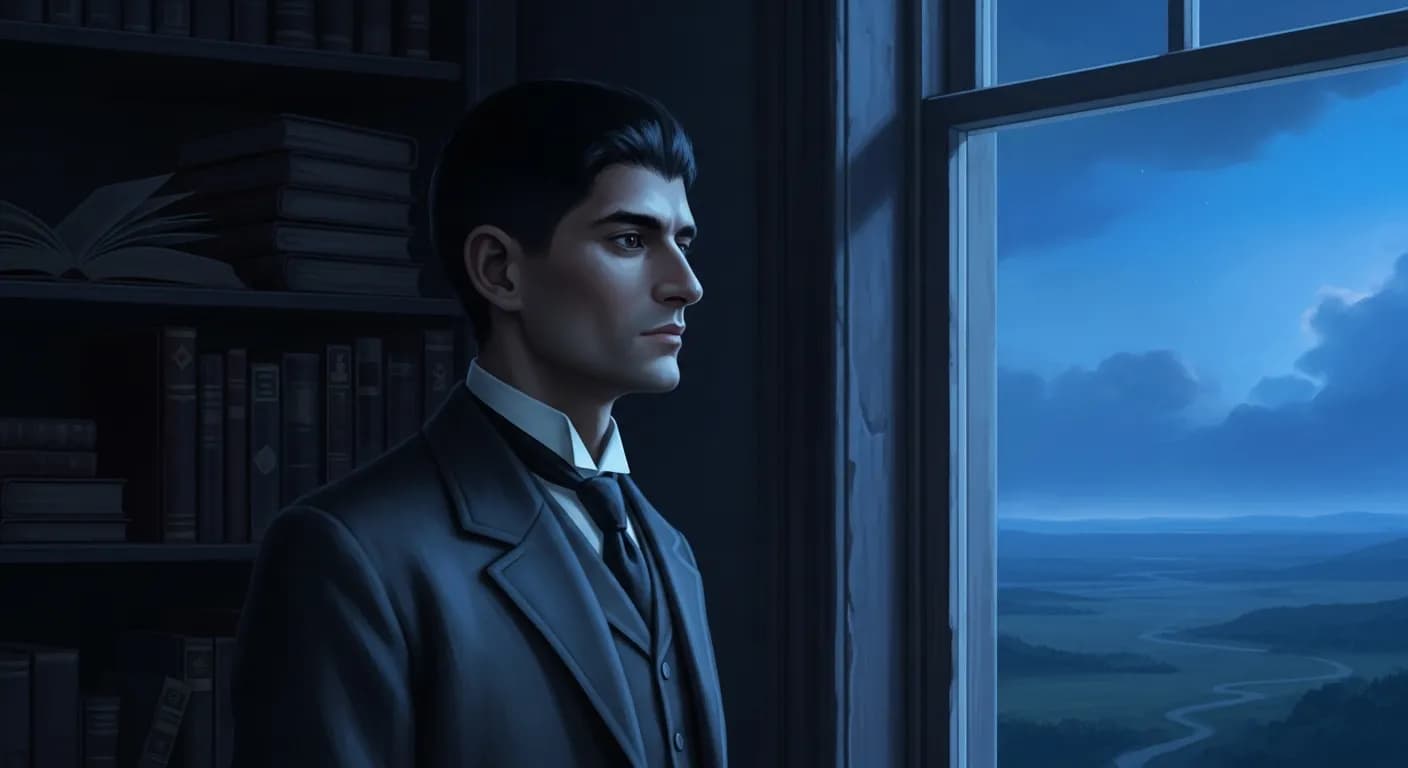 「フランツ・カフカ」「人生の意味とは、それが終わるということです。」の画像