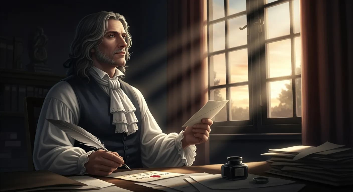 「ジャン=ジャック・ルソー」「ラブレターを書くには、 まず何を言おうとしているのか考えずに書きはじめること。 そして、何を書いたのかを知ろうとせずに書き終わらなければならない。」の画像