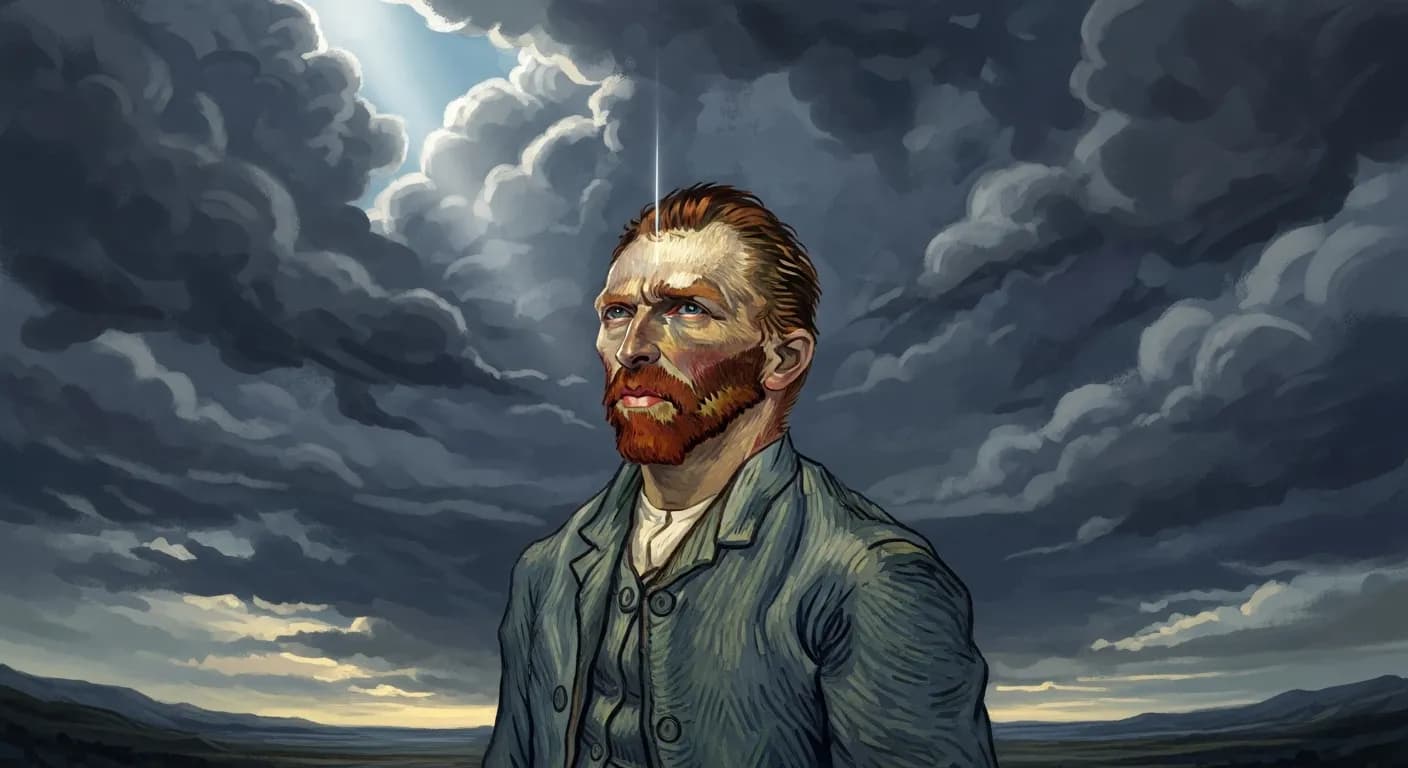 「フィンセント・ファン・ゴッホ」「たとえ僕の人生が負け戦であっても、僕は最後まで戦いたいんだ。」の画像