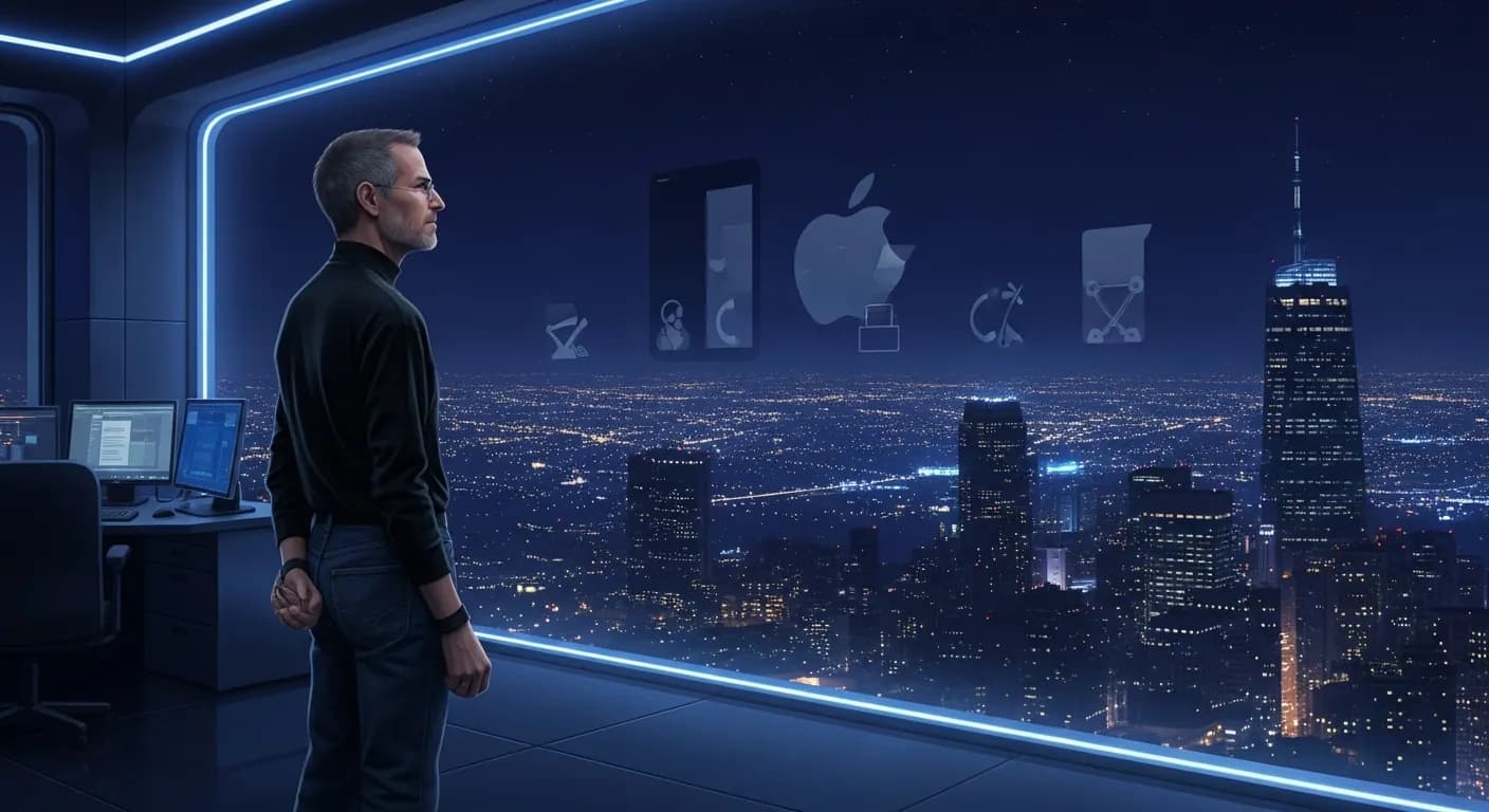 「スティーブ・ジョブズ」「墓場で一番の金持ちになることは私には重要ではない。
夜眠るとき、我々は素晴らしいことをしたと言えること、それが重要だ。」の画像