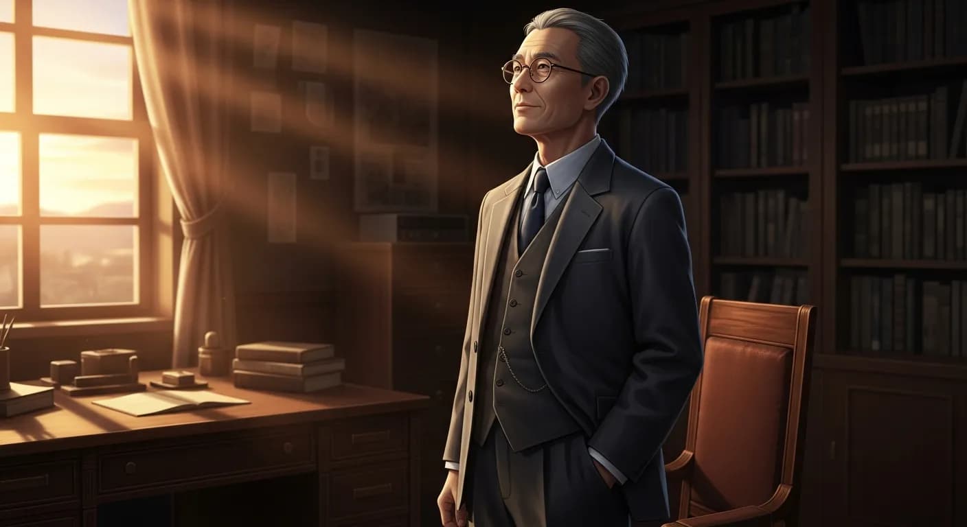 「松下幸之助」「迷う、ということは、一種の欲望からきているように思う。
ああもなりたい、こうもなりたい、こういうふうに出世したい、という欲望から迷いがでてくる。
それを捨て去れば問題はなくなる。」の画像