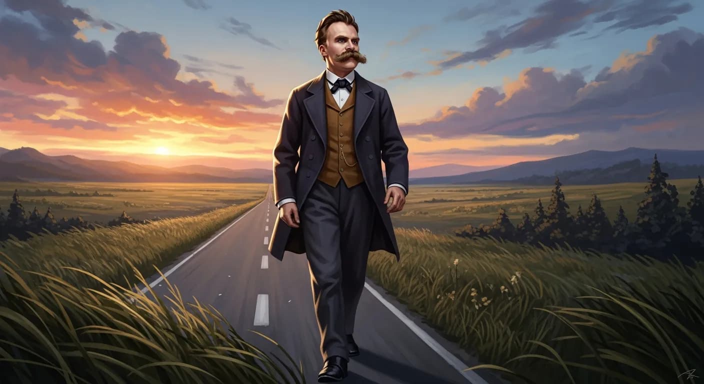 「フリードリヒ・ニーチェ」「世界には、きみ以外には誰も歩むことのできない唯一の道がある。
その道はどこに行き着くのか、と問うてはならない。
ひたすら進め。」の画像