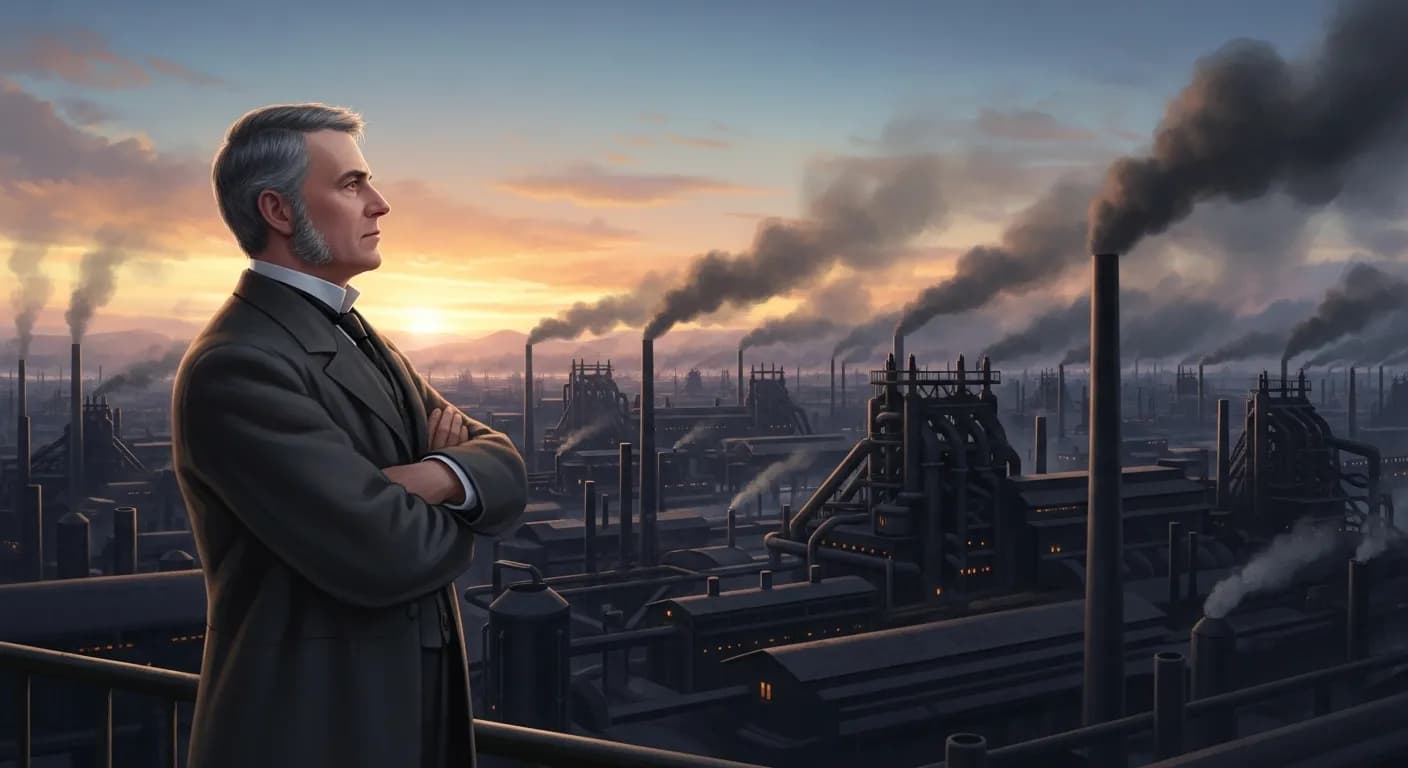 「アンドリュー・カーネギー」「成功の秘訣は、いかなる職業にあってもその第一人者たることを期することである。」の画像