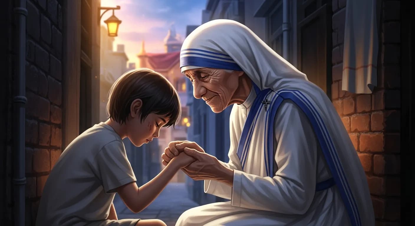 「マザー・テレサ」「私たちは、大きいことはできません。
小さなことを大きな愛をもって行うだけです。」の画像