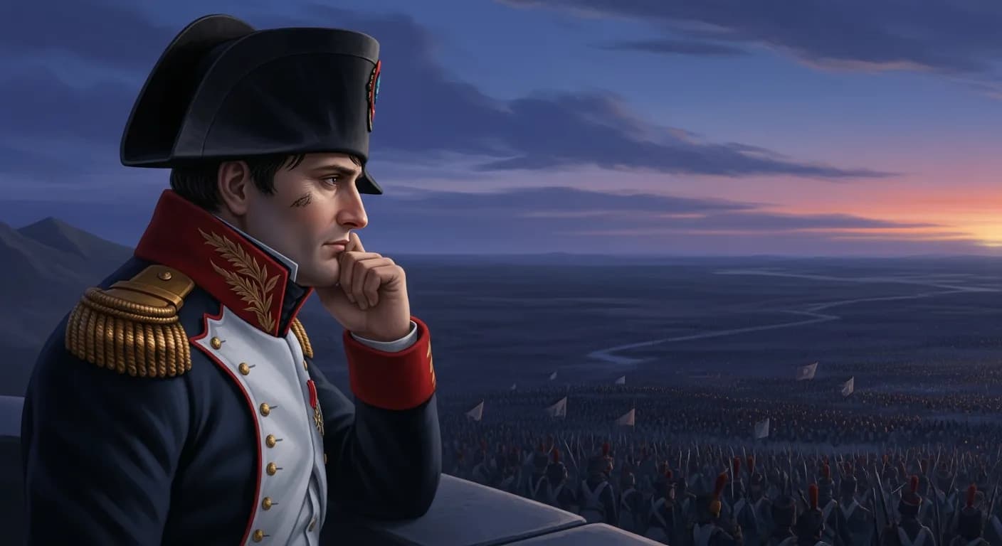 「ナポレオン・ボナパルト」「じっくり考えろ。
しかし、行動する時が来たなら、考えるのをやめて、進め。」の画像