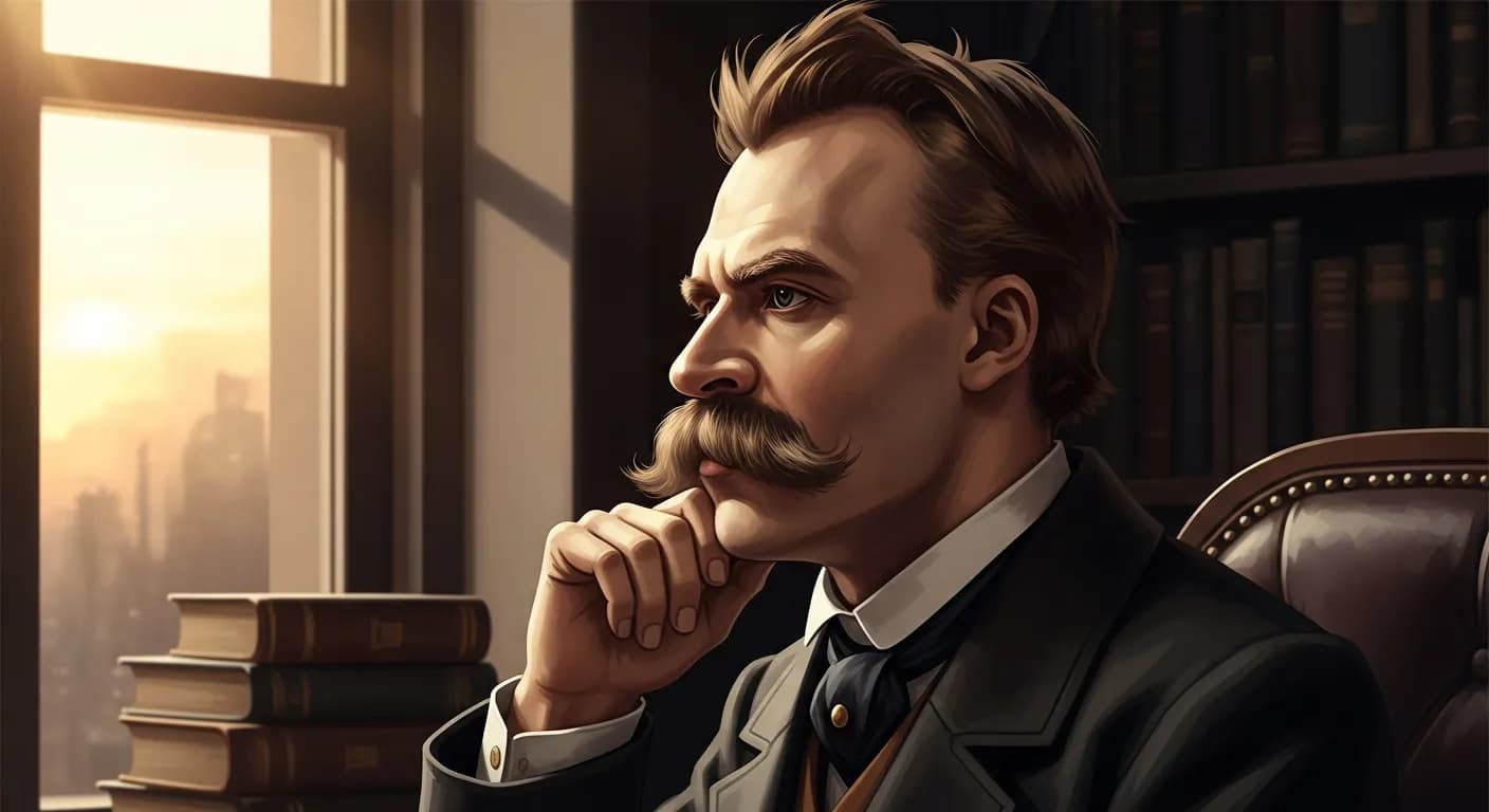 「フリードリヒ・ニーチェ」「男の幸せは「われ欲す」、女の幸せは「彼欲す」ということである。」の画像