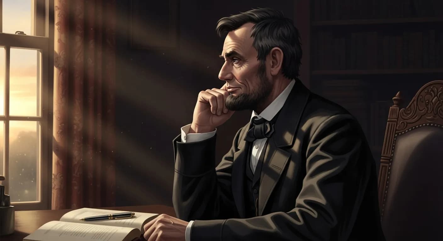 「エイブラハム・リンカーン」「自己の向上を心がけている者は、喧嘩などする暇がないはずだ。
おまけに、喧嘩の結果、不機嫌になったり自制心を失ったりすることを思えば、いよいよ喧嘩はできなくなる。」の画像