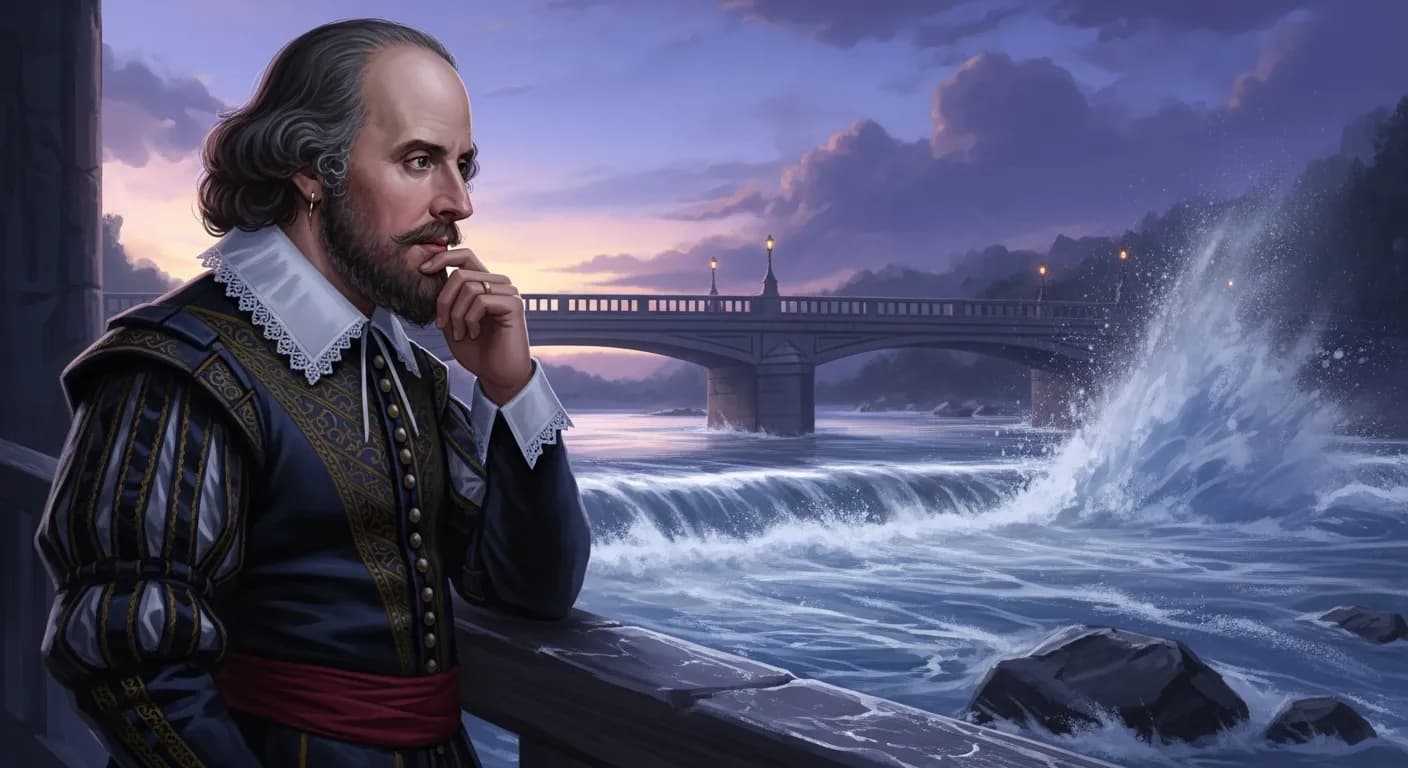 「ウィリアム・シェイクスピア」「橋は大水のときの川幅より長くなくともよい。
いま必要なものの用に応じてこそ、格好がよいというもの。
役に立つことが、まず肝要だ。」の画像