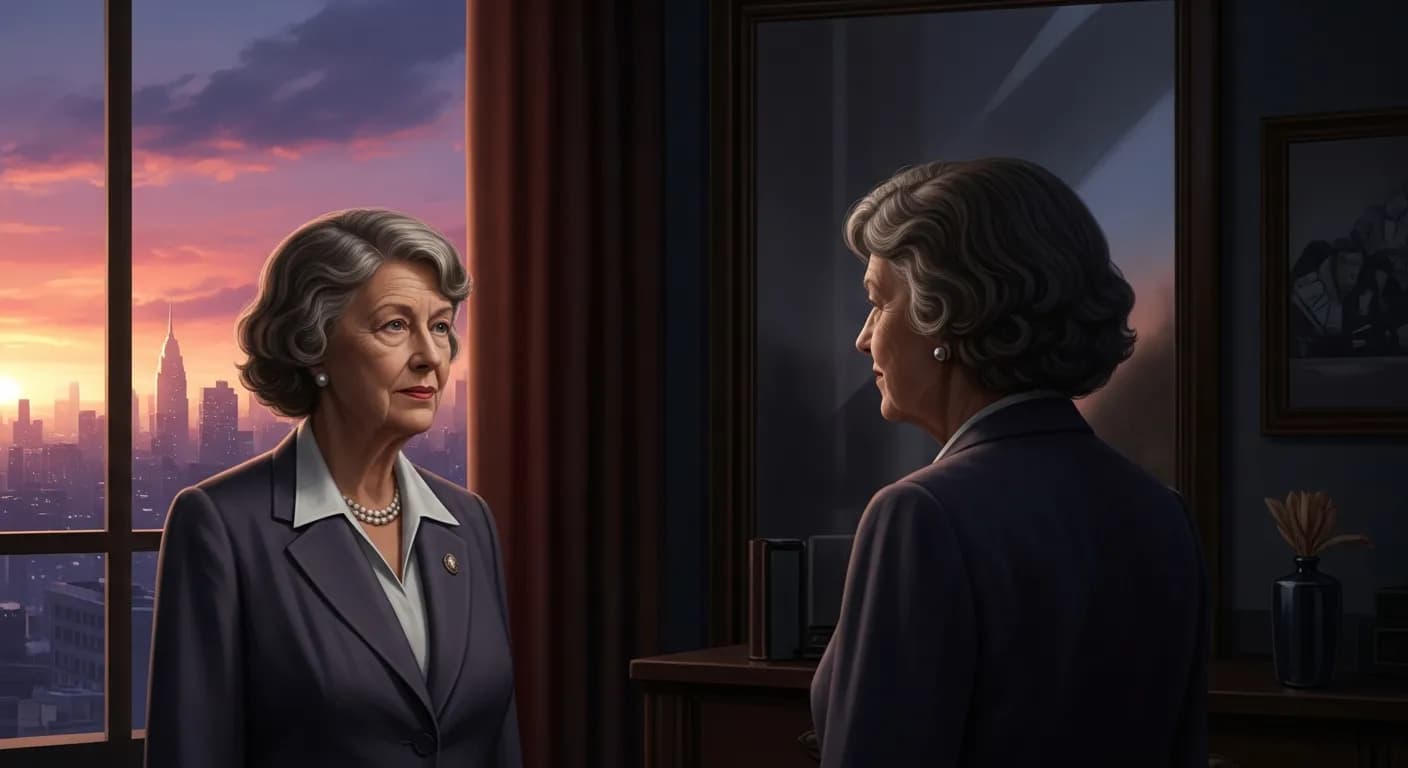 「エレノア・ルーズベルト」「自分に対して素直になれない人は、世界中の誰に対しても素直になれない。」の画像