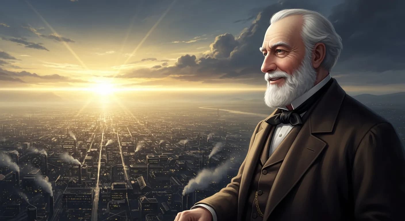 「アンドリュー・カーネギー」「賢い人は、徹底的に楽天家である。」の画像