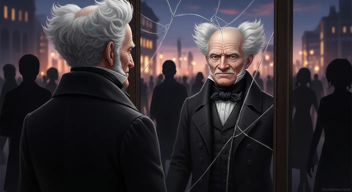 「アルトゥル・ショーペンハウアー」「我々は、他の人たちと同じようになろうとして、自分自身の4分の3を喪失してしまう。」の画像