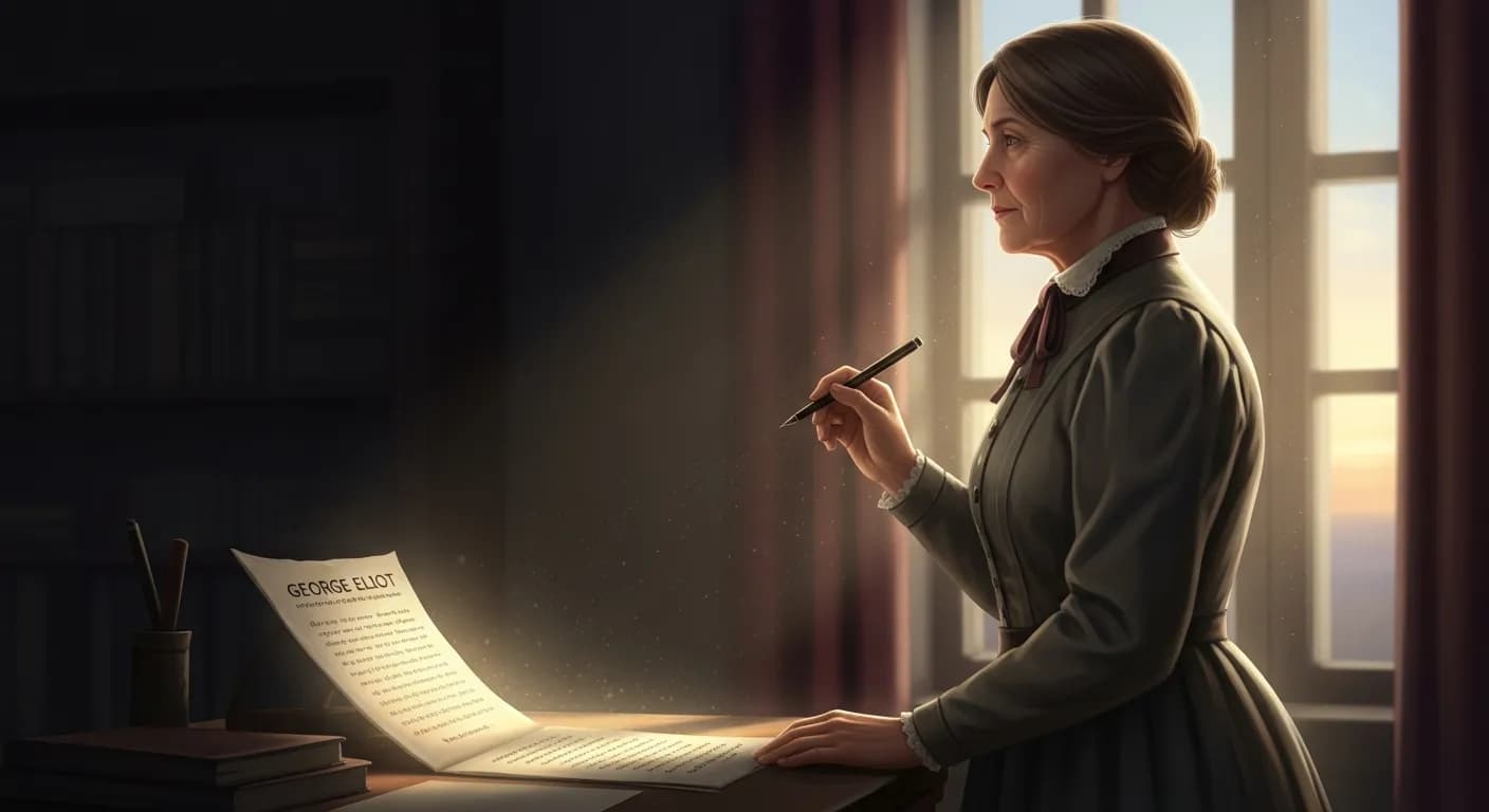 「ジョージ・エリオット」「なりたかった自分になるのに遅すぎるということはない。」の画像