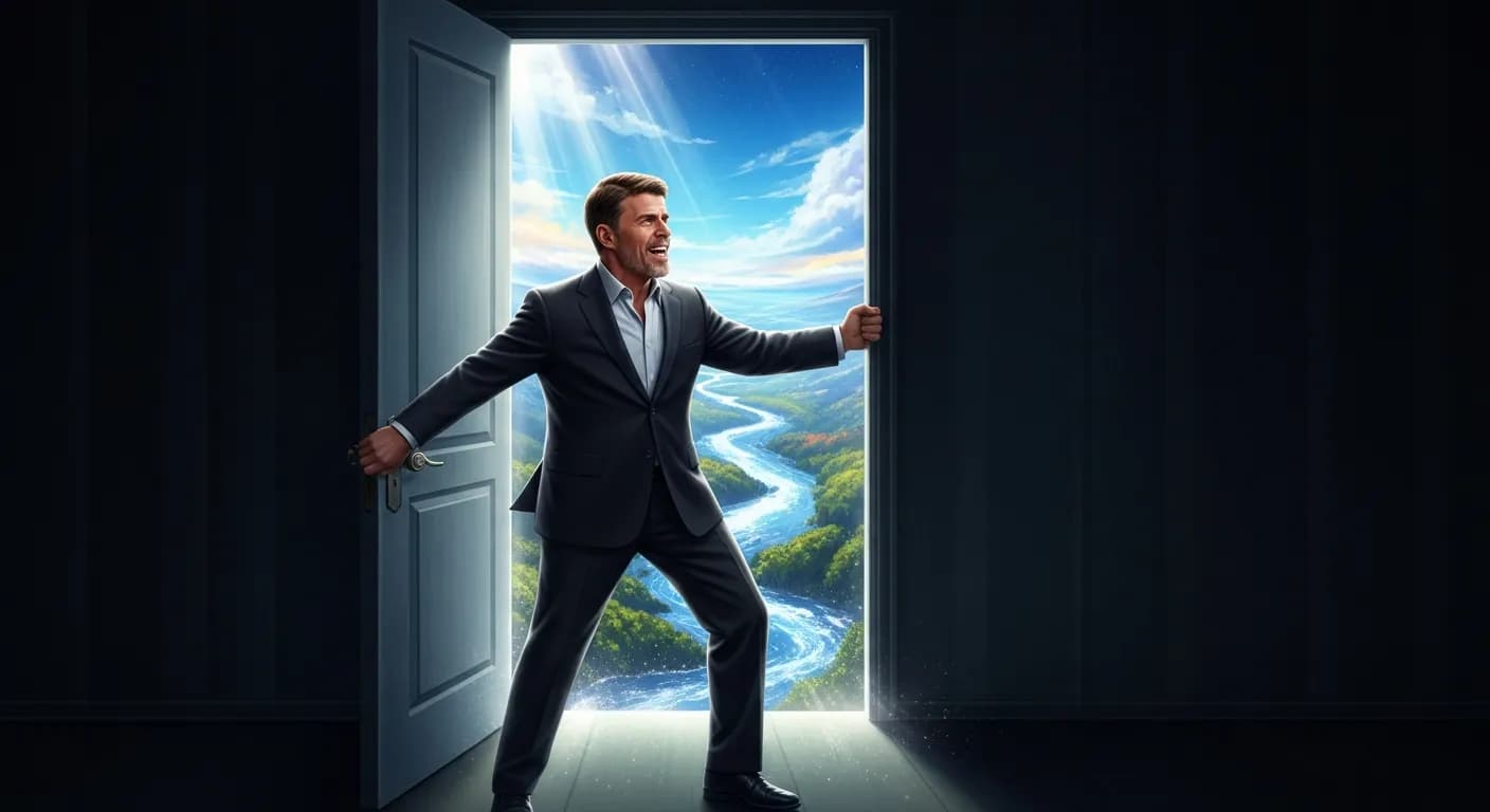 「トニー・ロビンズ」「限定された経験は、限定された人生を生み出す。」の画像