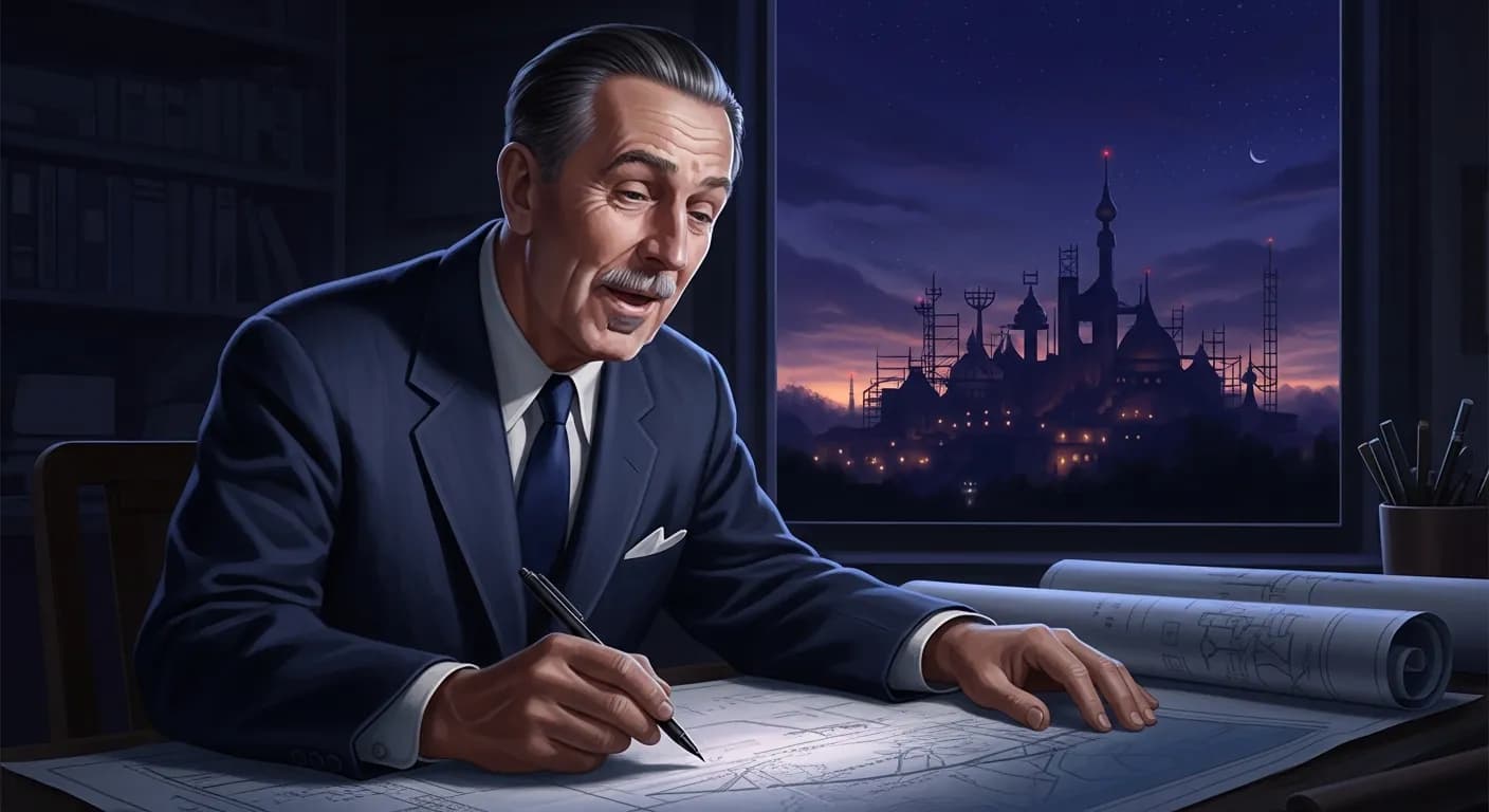 「ウォルト・ディズニー」「成功する秘訣を教えてほしい、どうすれば夢を実現することができますかとよく人から尋ねられる。
自分でやってみることだと私は答えている。」の画像