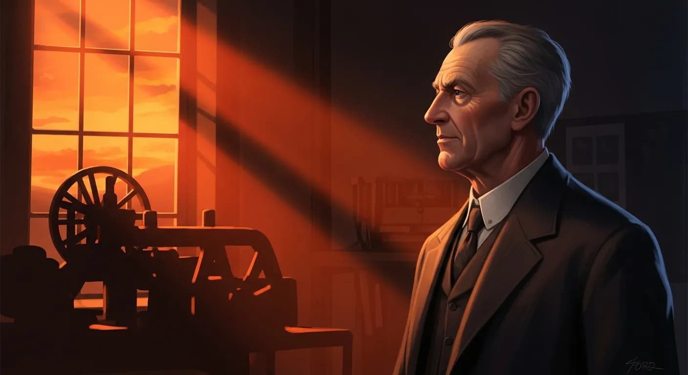 「ヘンリー・フォード」「あなたができると思えばできる。
できないと思えばできない。
どちらにしてもあなたが思ったことは正しい。」の画像