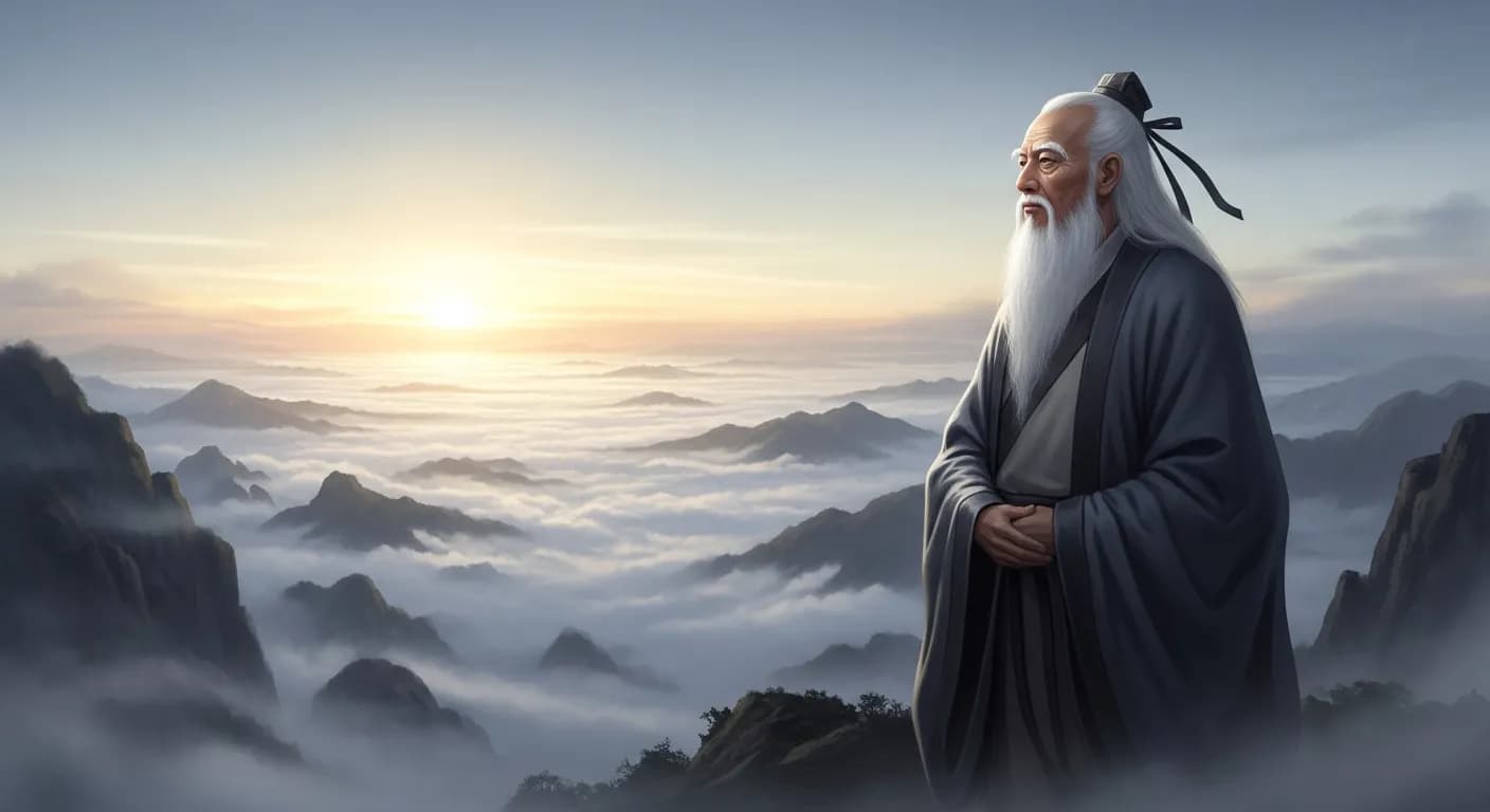 「老子」「敢えて天下の先とならず。」の画像