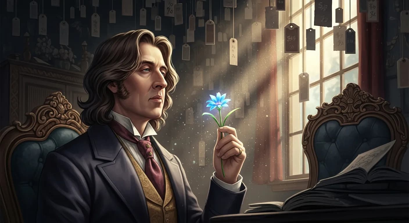 「オスカー・ワイルド」「皮肉屋とは、あらゆるものの値段を知っているが、何ものの値打ちも知らない人間のことである。」の画像