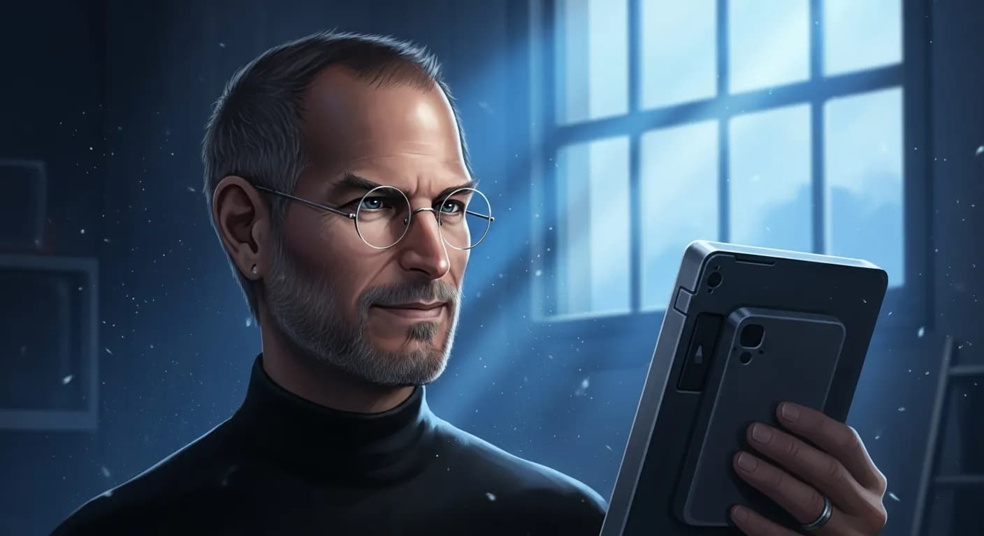 「スティーブ・ジョブズ」「前進し続けられたのは、自分がやることを愛していたからだ。」の画像