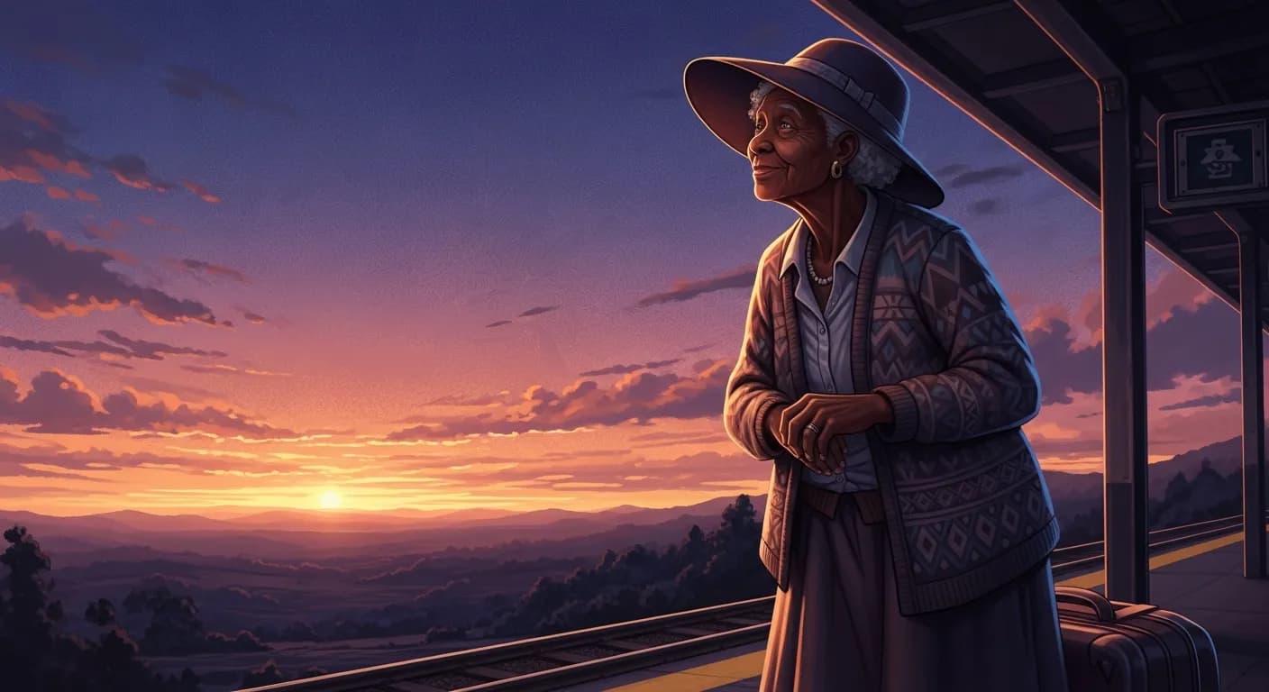 「マムズ・メイブリー」「たくさん旅をして見聞をひろめなさい。
結婚は急いじゃだめよ。
そう、みんなに言っているのよ。」の画像