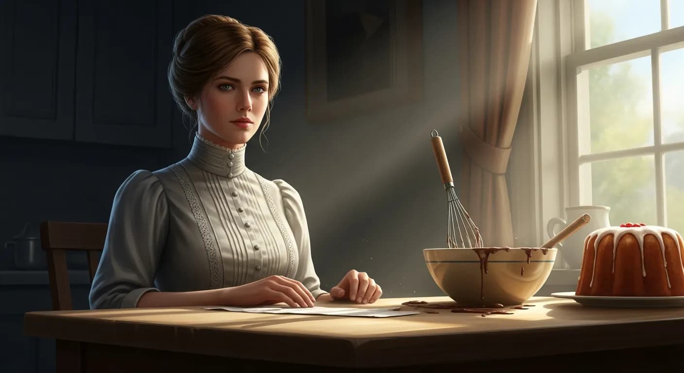 「メアリ・ジョンストン」「叩かれたからといって、へこんでしまうことはないわ。
あれだけ叩いて卵を泡立ててもケーキはふくらむもの。」の画像