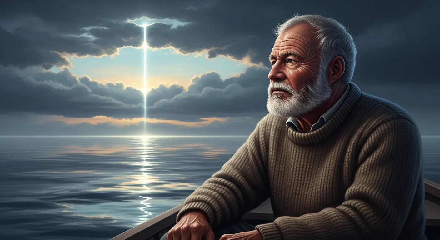 「アーネスト・ヘミングウェイ」「運はいろんな形をして現れる。
とすれば、どうしてそれがわかる?」の画像