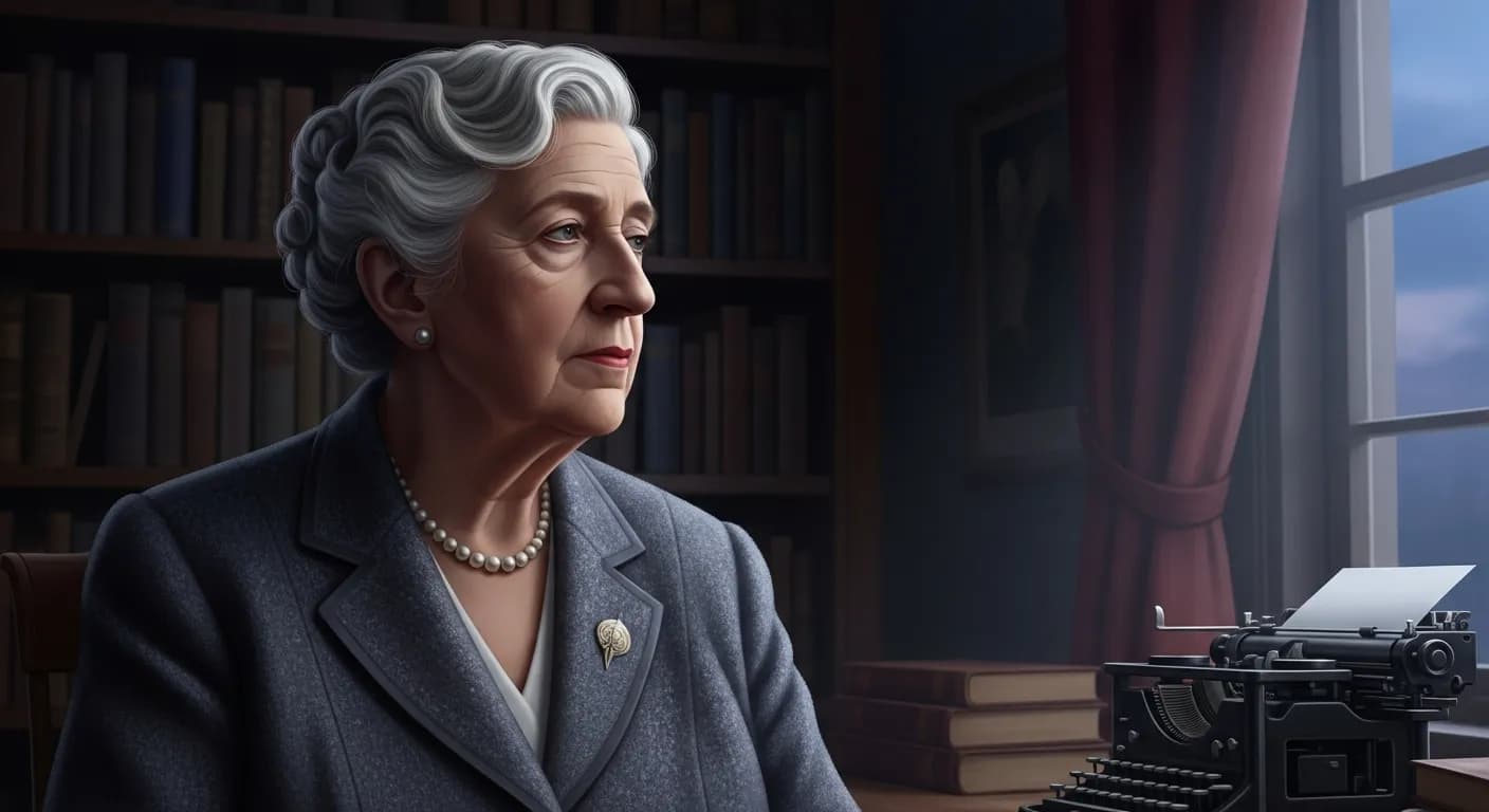 「アガサ・クリスティ」「人生の悲劇は、人は変わらないということです。」の画像