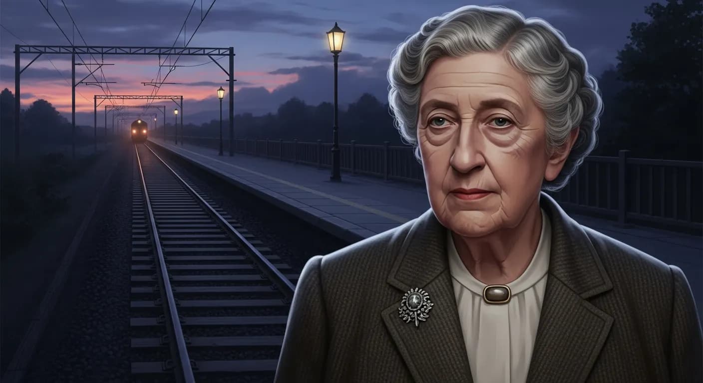 「アガサ・クリスティ」「人生は決して後戻りできません。
進めるのは前だけです。
人生は一方通行なのですよ。」の画像